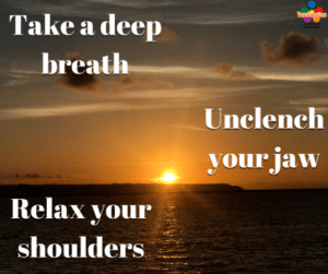 stop anxiety by breathing deeping and relaxing